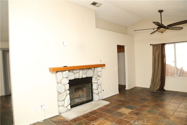 Empty room, Fireplace, Interior