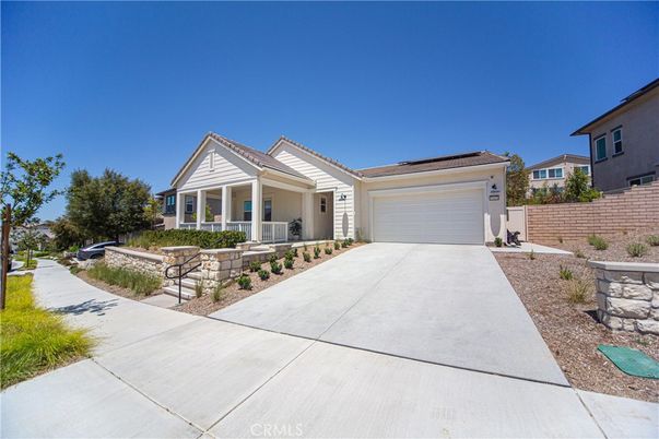 Attached, Exterior, Facade, Solar Panels, Ranch