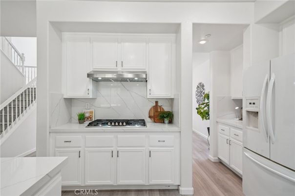 Interior, Kitchen, Wood Texture Flooring