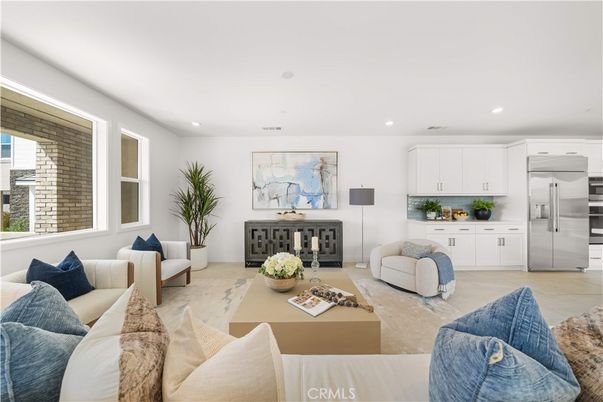Interior, Kitchen, Living room, Recessed Lighting, Stainless Steel Appliances