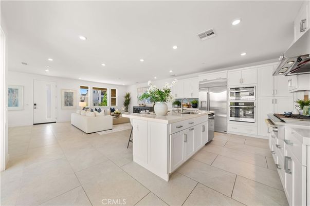 Interior, Kitchen, Living room, Recessed Lighting, Stainless Steel Appliances