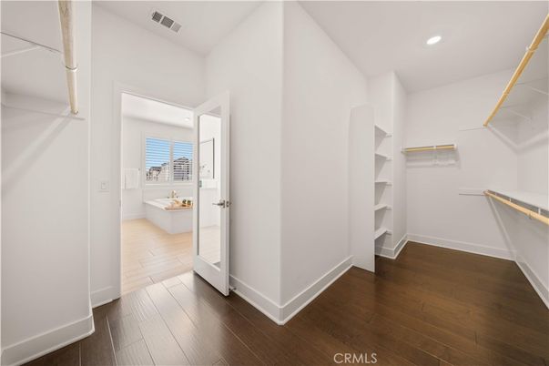 Interior, Recessed Lighting, Walk-in Closets, Wood Texture Flooring