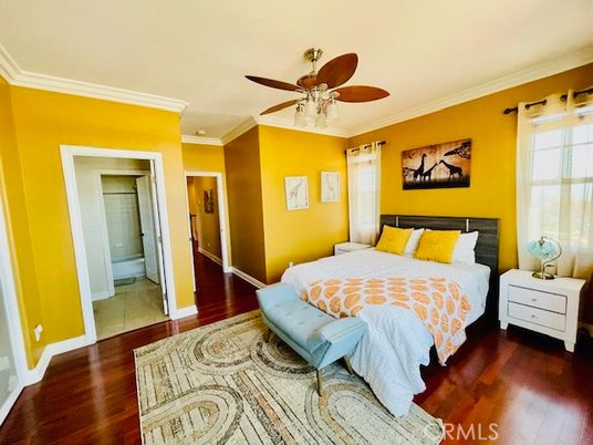 Bedroom, Interior, Wood Texture Flooring