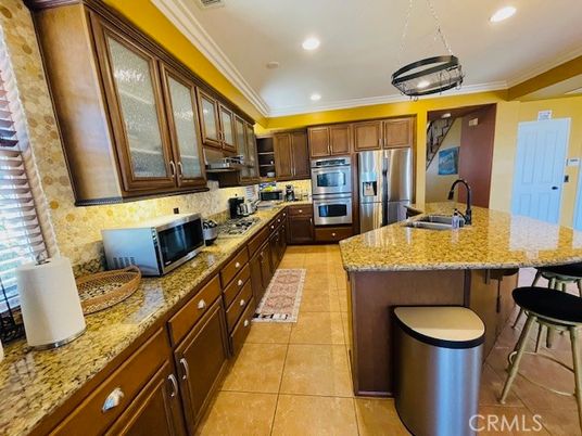 Interior, Kitchen, Recessed Lighting, Stainless Steel Appliances