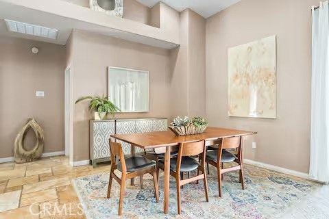 Dining room, Interior, Recessed Lighting