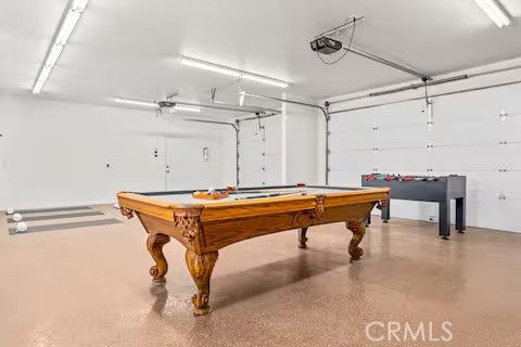 Billiard Table, Game Room, Garage, Interior