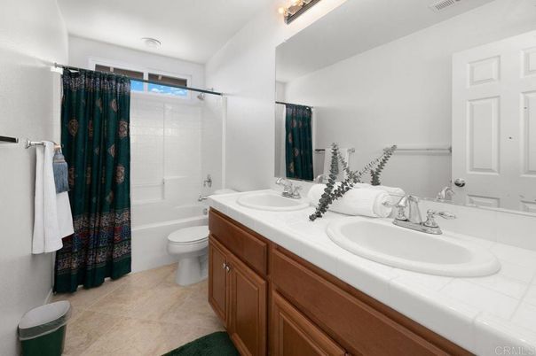 Bathroom, Dual Sink Vanities, Interior, Tile Countertops