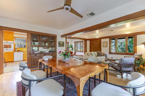 Interior, Kitchen, Living room, Wood Texture Flooring