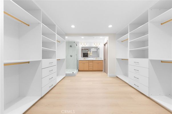 Interior, Recessed Lighting, Walk-in Closets, Wood Texture Flooring