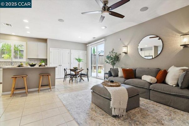 Dining room, Interior, Kitchen, Living room, Recessed Lighting