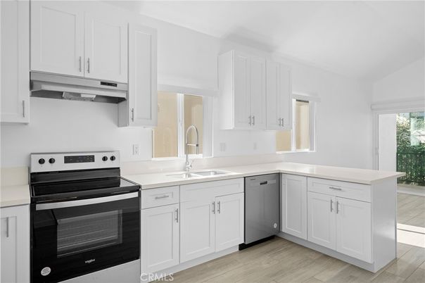 Interior, Kitchen, Wood Texture Flooring