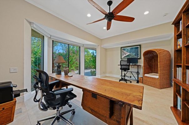 Home Office, Interior, Recessed Lighting