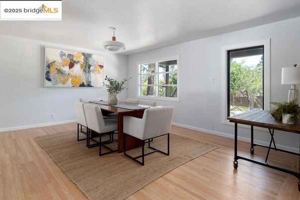 Dining room, Interior, Wood Texture Flooring