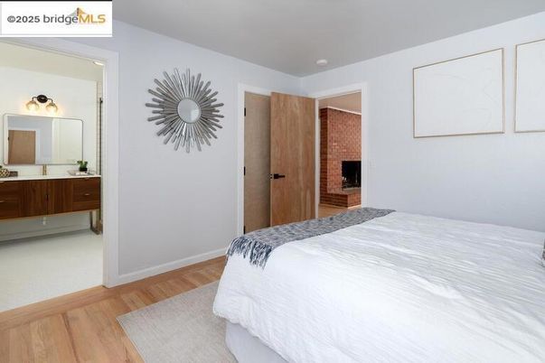 Bedroom, Interior, Wood Texture Flooring