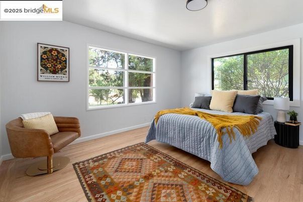 Bedroom, Interior, Wood Texture Flooring