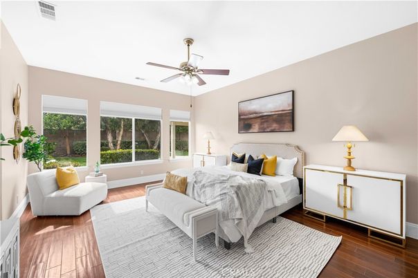 Bedroom, Interior, Wood Texture Flooring