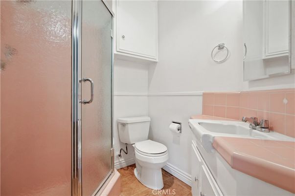 Bathroom, Glass Shower, Interior, Tile Countertops