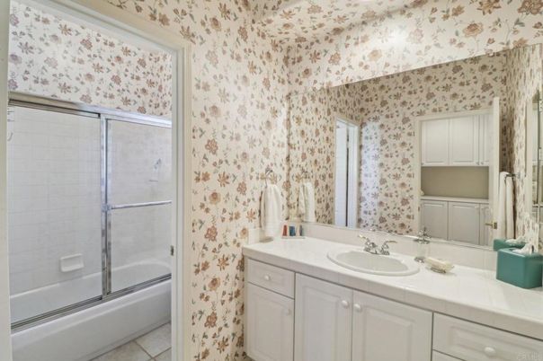 Bathroom, Glass Shower, Interior, Tile Countertops