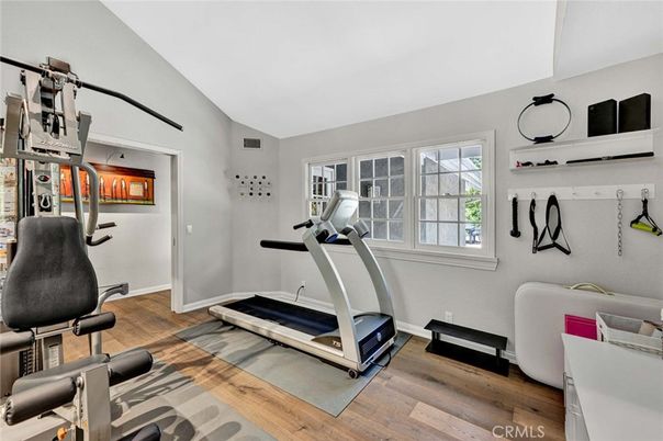 Fitness Equipment, Interior, Wood Texture Flooring