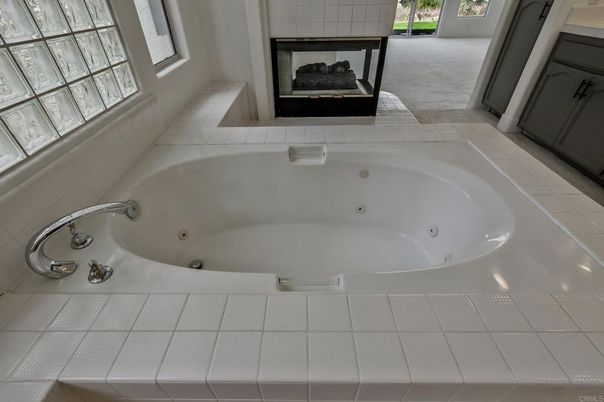 Bathroom, Fireplace, Interior