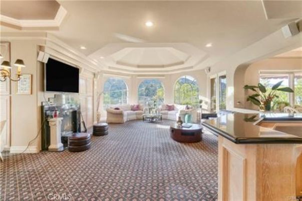 Interior, Living room, Recessed Lighting