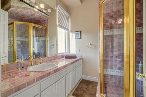 Bathroom, Glass Shower, Interior, Tile Countertops