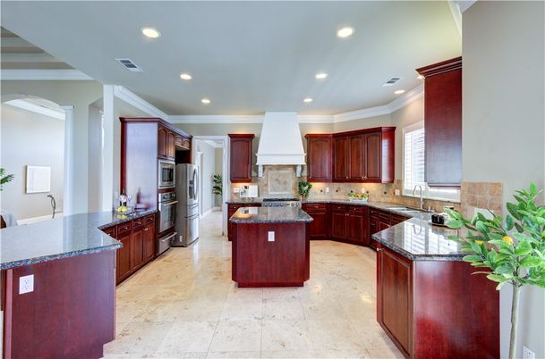 Interior, Kitchen, Recessed Lighting, Stainless Steel Appliances