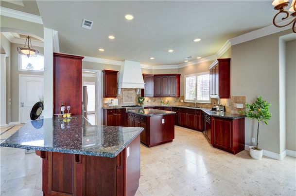 Interior, Kitchen, Pendant Lights, Recessed Lighting