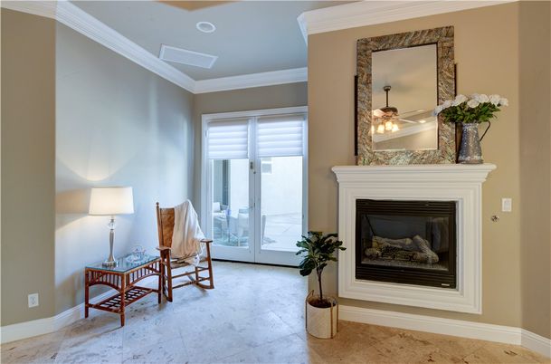 Fireplace, Interior, Recessed Lighting