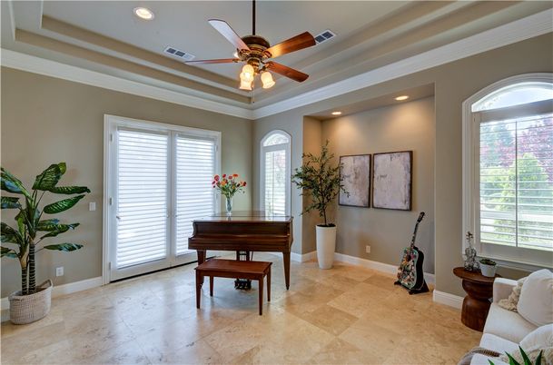 Interior, Piano, Recessed Lighting