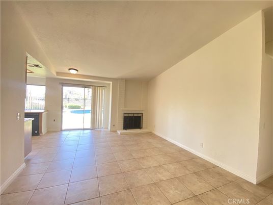 Empty room, Fireplace, Interior