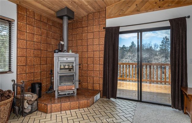 Fireplace, Interior, Wooden Ceilings