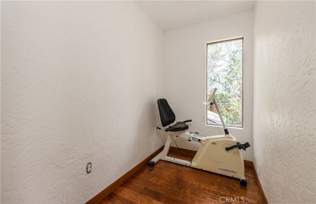 Fitness Equipment, Home Office, Interior, Wood Texture Flooring