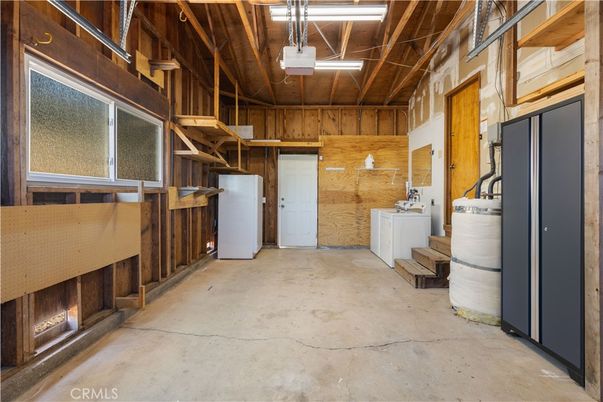 Fireplace, Interior, Washer, Wooden Beams, Wooden Walls