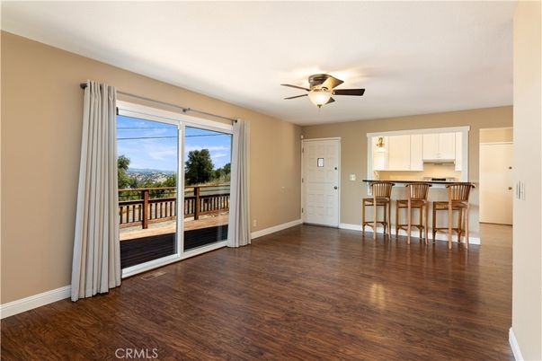 Empty room, Interior, Kitchen, Wood Texture Flooring