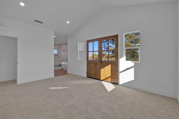 Bathroom, Empty room, Interior, Recessed Lighting