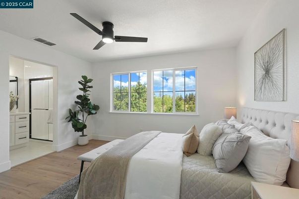 Bedroom, Interior, Wood Texture Flooring