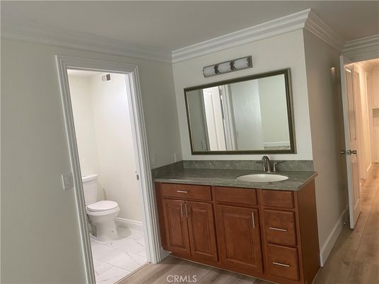 Bathroom, Dual Sink Vanities, Interior, Wood Texture Flooring