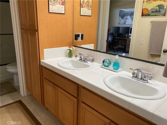 Bathroom, Dual Sink Vanities, Interior, Tile Countertops