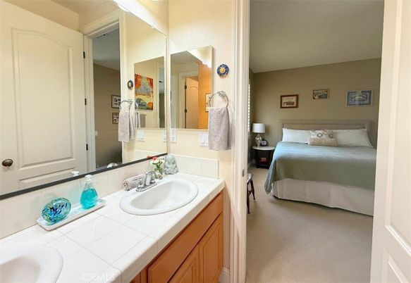 Bathroom, Bedroom, Dual Sink Vanities, Interior, Tile Countertops