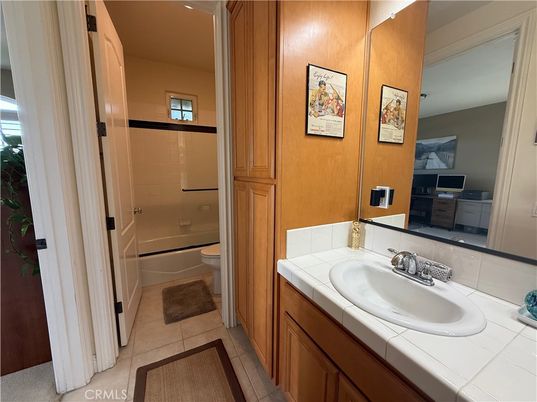 Bathroom, Dual Sink Vanities, Interior, Tile Countertops