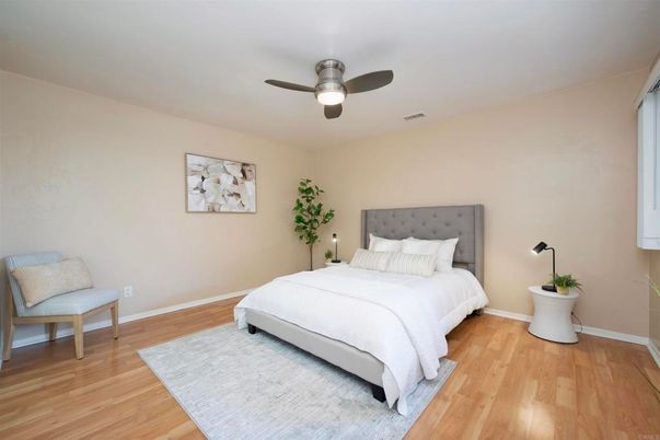 Bedroom, Interior, Wood Texture Flooring