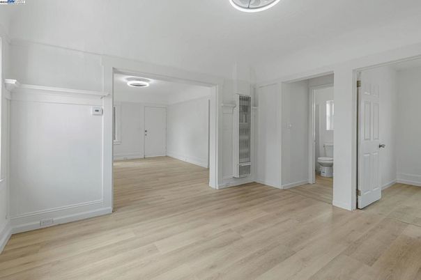 Bathroom, Empty room, Interior, Wood Texture Flooring