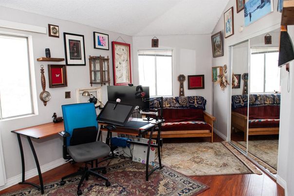 Home Office, Interior, Wood Texture Flooring
