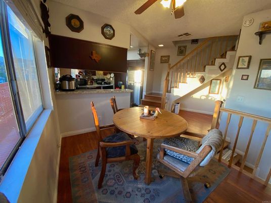 Dining room, Interior, Wood Texture Flooring