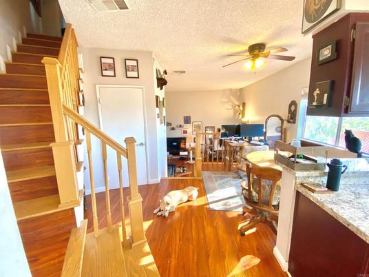 Dining room, Interior, Wood Texture Flooring