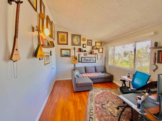Home Office, Interior, Wood Texture Flooring