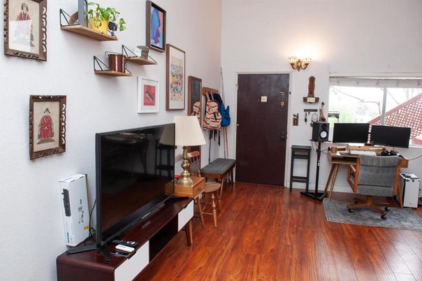 Home Office, Interior, Wood Texture Flooring