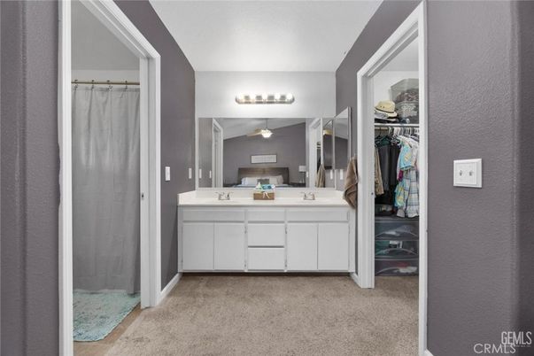 Bathroom, Dual Sink Vanities, Glass Shower, Interior, Walk-in Closets