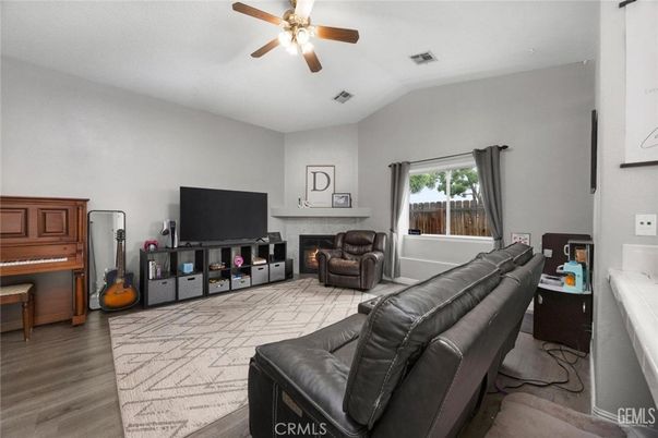 Fireplace, Interior, Living room, Piano, Wood Texture Flooring